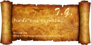 Turóczy Gizella névjegykártya